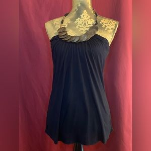 Crown of Hearts - Beaded Halter top - NWOT